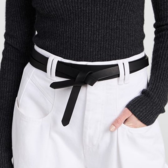 ISABEL MARANT LONNY wrap leather belt main image 5